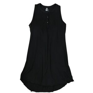 Shebird Henley Tank Dress Built In Bra Pullover Womens 5 Med/Large Travel Casual